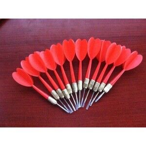 Red Plastic Darts 12 pcs